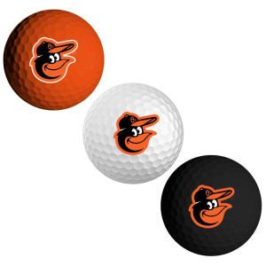 Baltimore Orioles 3pk Golf Ball Set