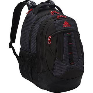 Hickory Print Backpack Carwash Black/Scarlet/Solar Red   adidas School &