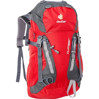 Climber Backpack Fire/Anthracite(Fire/Anth)   Deuter Backpacking Packs