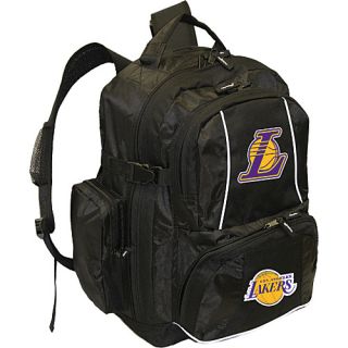 Los Angeles Lakers Trooper Backpack Black   Concept One Laptop Backp