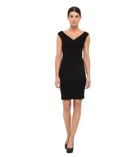 Versace Collection Off the Shoulder Fitted Dress Womens Dress (Black)