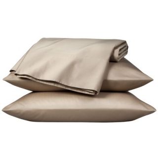 Fieldcrest Luxury 800 Thread Count Pillowcase Set   Taupe (Queen)