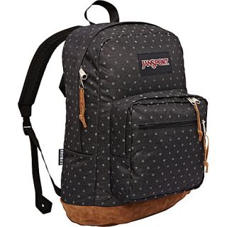 Right Pack Laptop Backpack Grey Denim Polka Dot   Expressions   JanSpor