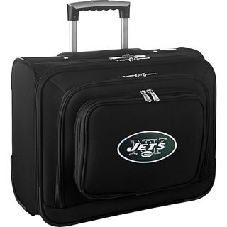 NFL New York Jets 14 Laptop Overnighter Black   Denco Spo