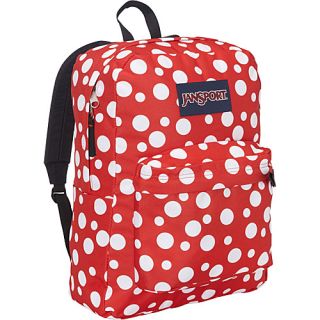 SuperBreak Backpack High Risk Red / White Sylvia Dot   JanSport School