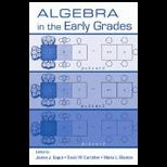 Algebra in Early Grades