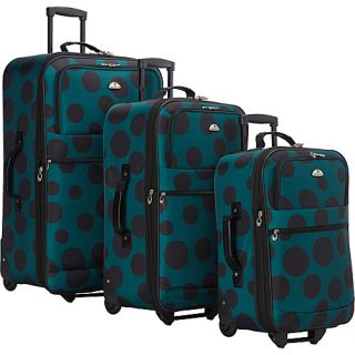 Tokyo Collection 3 Piece Luggage Set EXCLUSIVE Green   American F