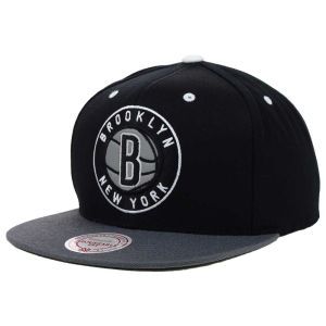 Brooklyn Nets Mitchell and Ness NBA XL Reflective 2 Tone Snapback Hat