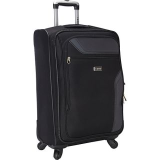 Journey 3.0 24 4 Wheel Expandable Upright Black   Izod Luggage Lar