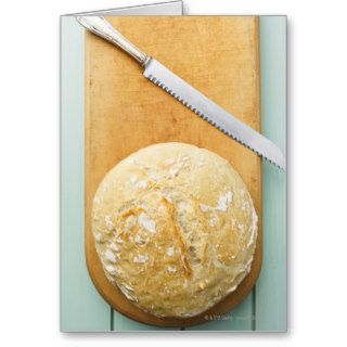 Fresh handmade bread card
