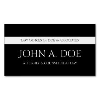 Attorney Black Essence   Available Letterhead Business Card Template