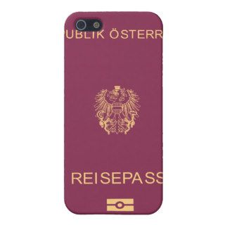 Austrian Passport iPhone 5 Cover