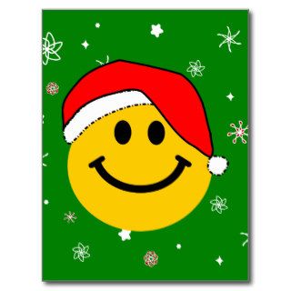 Santa Smiley Post Card