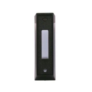 IQ America Wired Lighted Doorbell Push Button   Black and White DP 1102A