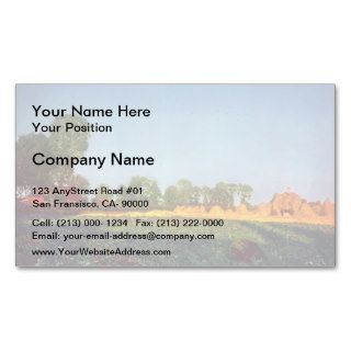 Ford Madox Brown  At the grain harvest Business Card Templates