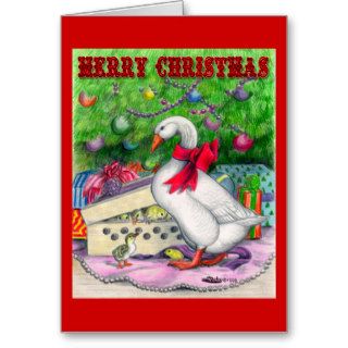 Christmas Goose Cards