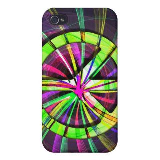 Psychedelic Trippy Peace Sign Covers For iPhone 4
