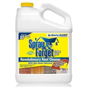 Spray & Forget 1 Gal. Concentrated No Rinse Eco Friendly Roof and Exterior Surface Cleaner SF1G J