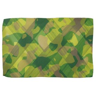 Camo Leaves Camouflage Pattern Gifts Towels