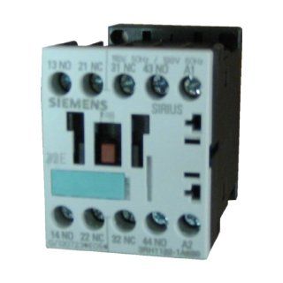 Siemens 3RH11 22 1AB00 Control Relay, Size S00, 35mm Standard Mounting Rail, AC Operation, Screw Connection, 22 E Identification Number, 2 NO + 2 NC Contacts, 24 V 50/60 Hz Control Supply Voltage Motor Contactors