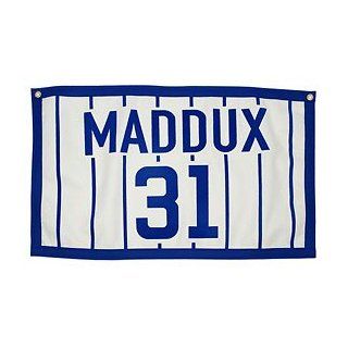 Chicago Cubs Greg Maddux Retired Number Flag  Sports Fan Outdoor Flags  Sports & Outdoors