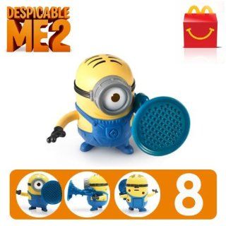 Despicable Me 2 #8 McDonald's Happy Meal Toy Minion   Stuart Blaster [Hard to Find Collectible Toy] Number 8  Mcdonalds Minion Banana  