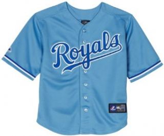 MLB Boys' Kansas City Royals Button Down Jersey with Name & Number (Royal, 8)  Sports Fan T Shirts  Sports & Outdoors