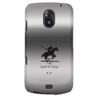 Polo, Sport of Kings, metallic look Samsung Galaxy Nexus Cases