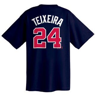 Mark Teixeira Atlanta Braves Name and Number T Shirt (X Large)  Sports & Outdoors