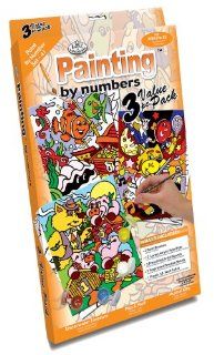 Royal & Langnickel Painting by Numbers My First 3  Piece Set   Childrens Paint By Number Kits