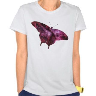Space Butterfly Tee Shirts