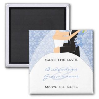 Winter Save the Date magnets
