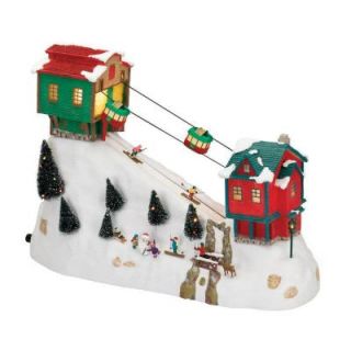 Mr. Christmas 11.25 in. Winter Wonderland Cable Cars 36701