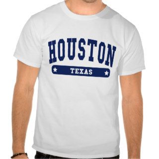 Houston Texas College Style tee shirts