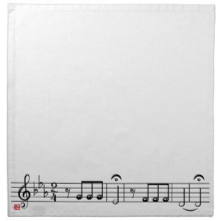 Beethoven’s Fifth Opening Cloth Napkins (Set of 4)