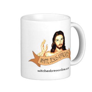 White Jesus Approved Mug