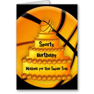 Basketball birthday card