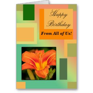 Happy Birthday All of Us, Pastels Greeting Cards