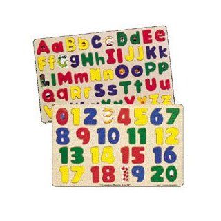 Numbers & ABC Puzzle Set Toys & Games