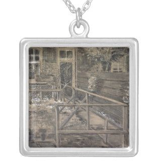 <Behind the House of Sein> by Vincent van Gogh Jewelry
