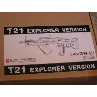 Tavor Tar 21 Airsoft Electric Gun AEG w/ Full Israeli Trademarks   Black  Airsoft Rifles  Sports & Outdoors