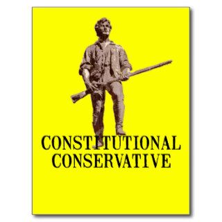 Constitutional Conservative Post Card