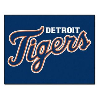 FANMATS Detroit Tigers 2 ft. 10 in. x 3 ft. 9 in. All Star Rug 6378