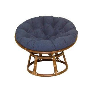 Rattan Papasan Chair with Fabric Cushion   Living Room Furniture Sets
