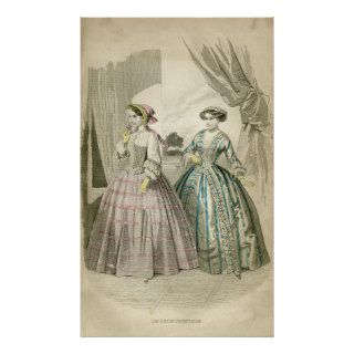 Victorian Fashion Poster