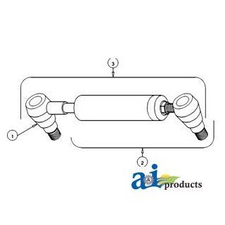 A & I Products Universal PS Cylinder w/ Both Ends (RH/LH) Replacement for Ford   New Holland Part Number E2NN3A540BA