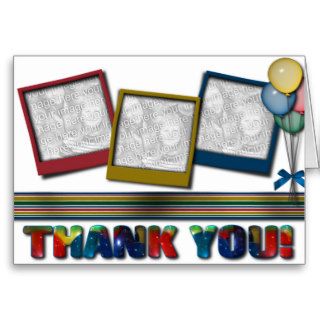 Balloon Thank You Card