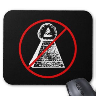 Anti Illuminati New World Order NWO Mousepad