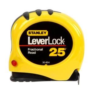 Stanley 25 ft. Lever Lock Tape Measure STHT33281L