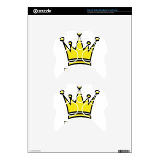 king golden crown icon xbox 360 controller decal